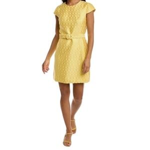 Flora Bea Yellow/Gold Classic Dress Size Large MSRP $285